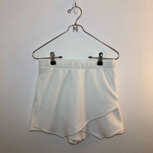 White Origami Skort